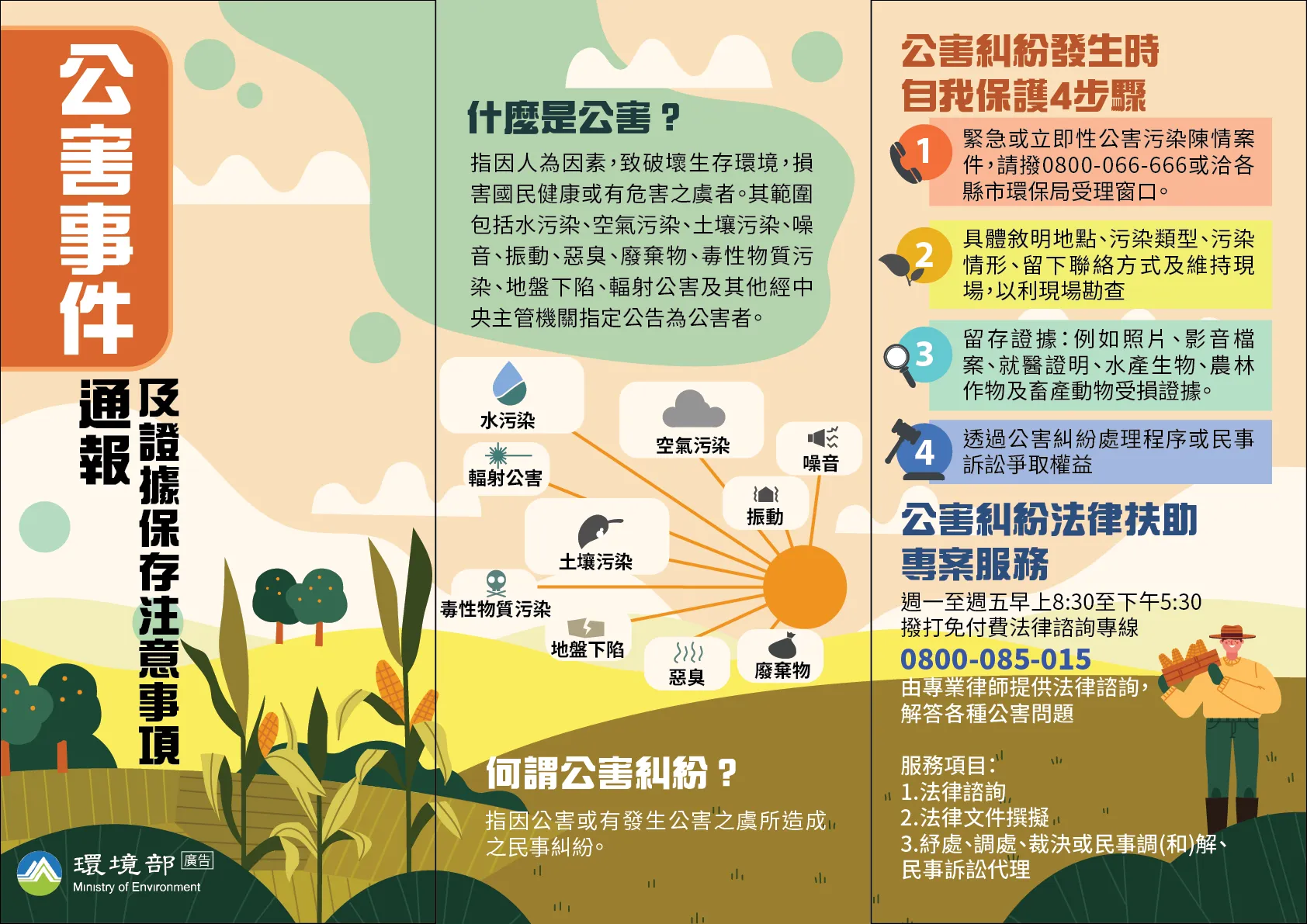 公害事件通報及證據保存注意事項(圖片)